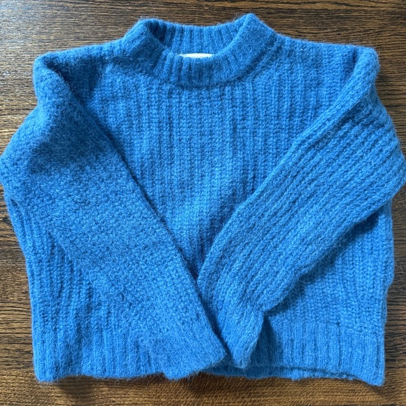 Sezane Jose Jumper Bleu Clair - Size S - Picture 1 of 3
